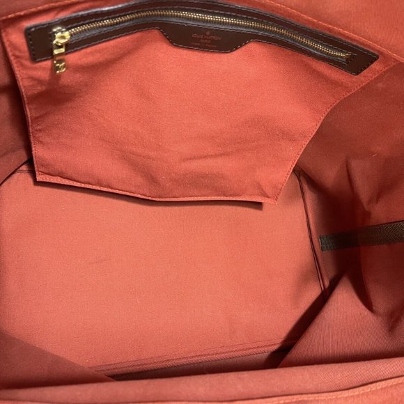 LOUIS VUITTON France 15" Damier Travel Compact Duffle Carryall Cabin Size Bag - Picture 6 of 12